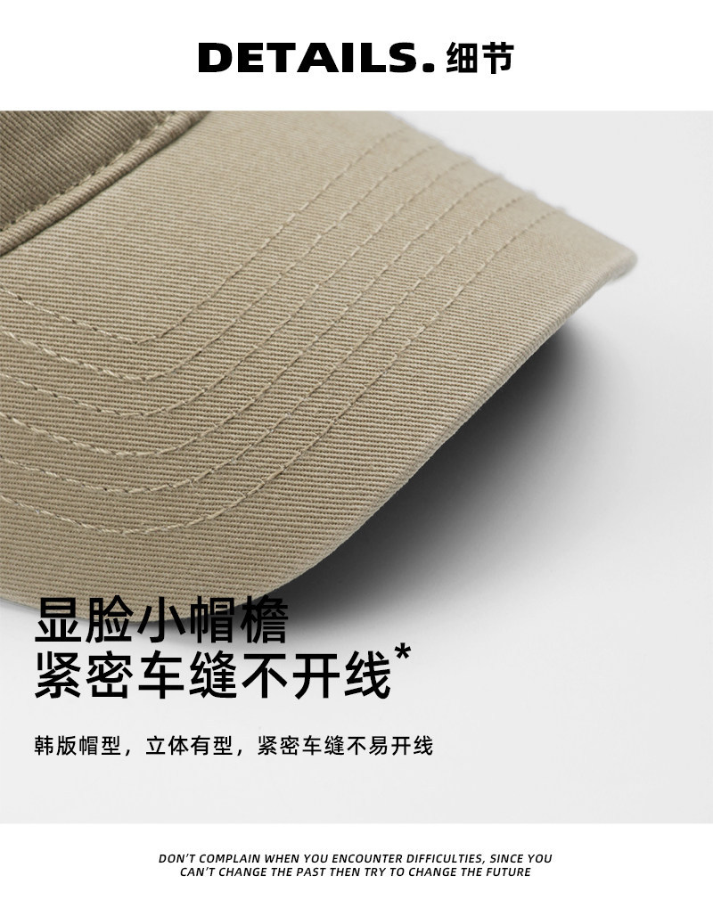 Water-washed Vintage Soft-top Baseball Cap Custom Logo Embroidery Duck Bill Hat Unisex Casual Sun Visor Cap Factory Direct Sales