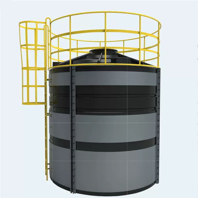 PE-PT立式25m³储罐耐用滚塑耐酸