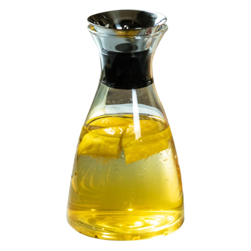 Dinamarca nórdica SOLO botella de agua fría hogar de gran capacidad resistente al calor botella de agua fría engrosada a prueba de explosiones olla de vidrio de agua blanca fría