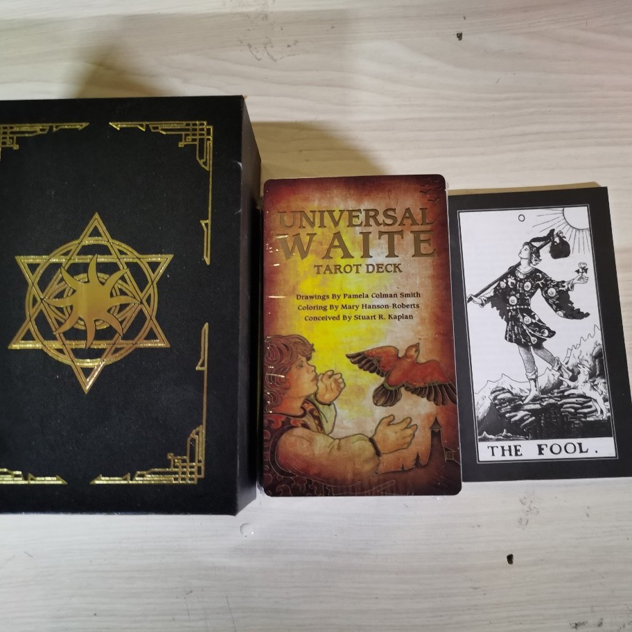 Gioco da tavolo in plastica con lamina metallica, carte regalo dei tarocchi per ufficio in oro_voghion.com