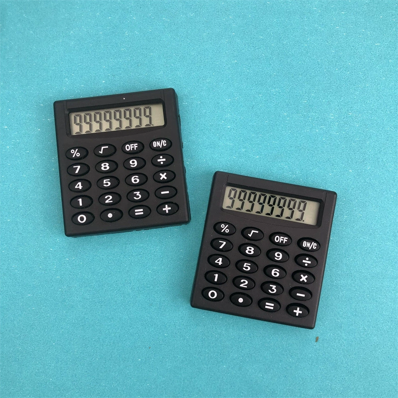 Карманный мини-калькулятор «Small Quartet Pocket Cartoon Mini Calculator Pocket Treasure Block Battery Calculator Candy Portable Computer»