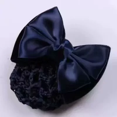 Stewardess hair accessory, professional women's Korean bow, bank nurse, hotel attendant, with hairnet