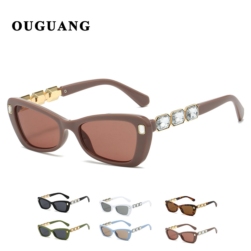 Millennium Style Y2K Hot Girl Red Red Gafas de sol para mujeres ins Street Shooting Protector solar Gafas de sol con diamantes Comercio exterior transfronterizo europeo y americano