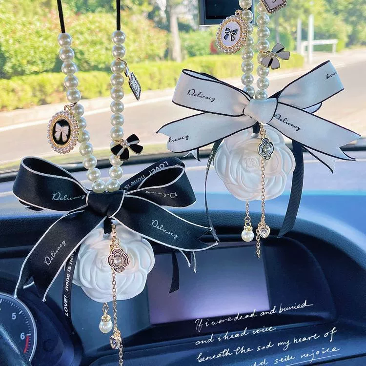 Автомобильные подвески Ping An подвески 2024 новый премиум подвески сетка красная женщина расширила ароматный камень камелии автомобильные подвески