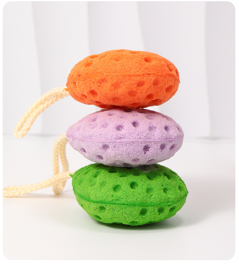 LMLTOP Fruit honeycomb Bath Ball, Bath flower, foaming face wash and bath sponge SY808, carefully selected undefined