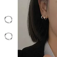Южная Корея Dongdaemun простые серьги женские ins нишевый дизайн Advanced Sense Sleeping без серег серьги