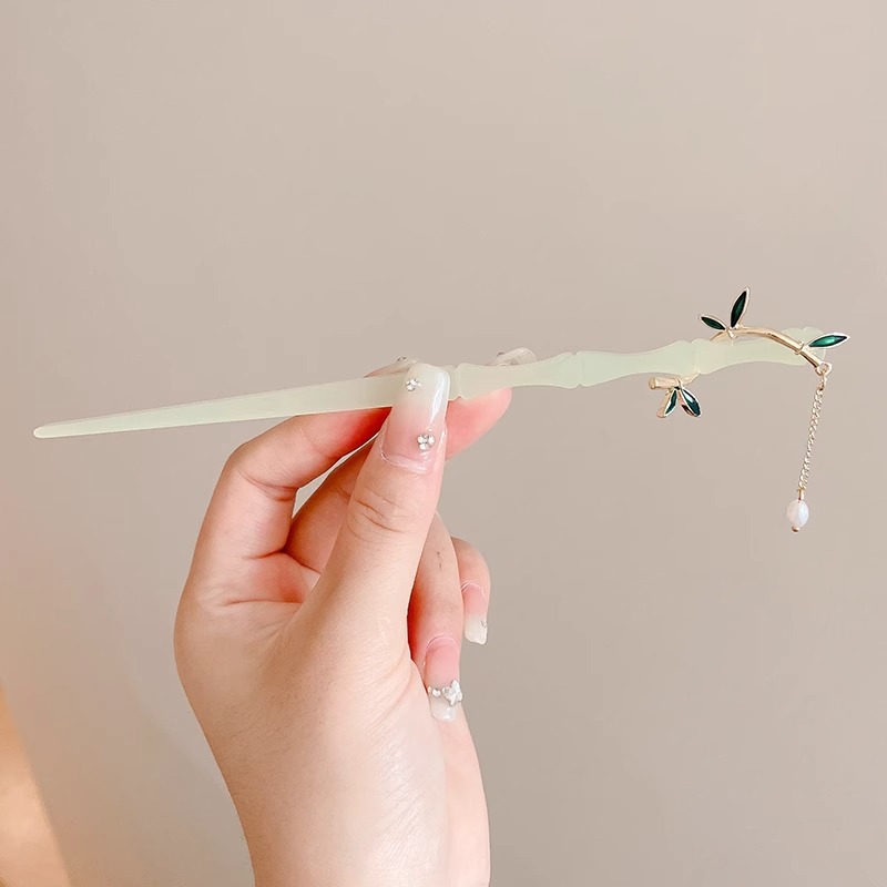 Horquilla en forma de U de alta calidad para mujer 2025 nuevo estilo tocado borla horquilla balanceándose en la parte posterior de la cabeza artefacto del cabello accesorios para el cabello