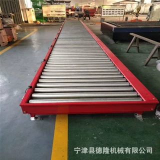 重型积放式辊筒输送机 快递分拣自动化流水线 不锈钢辊道输送线