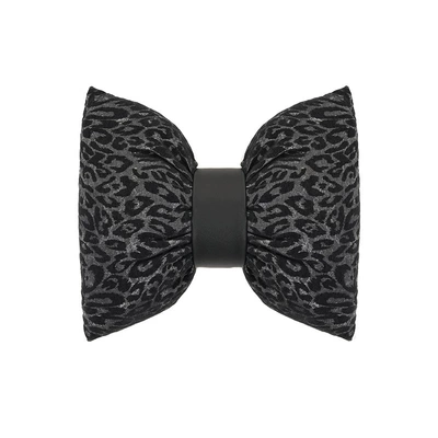 Car Headrest Lumbar Support Car Waist support - leopard-print-waistband-black