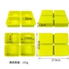 Rectangular, 4 cells