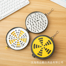 通用防火蚊香盒家用户外钓鱼防烫蚊香盘带盖除蚊盒创意接灰蚊香炉