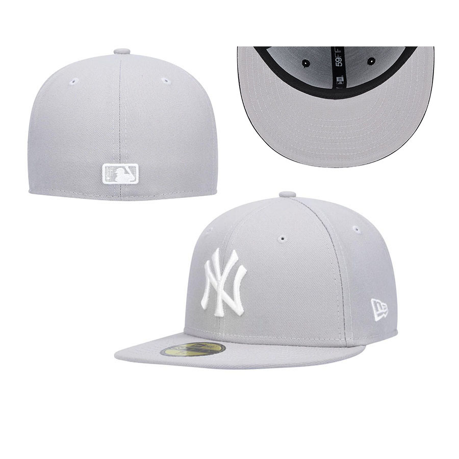 Productos de fábrica para el juego mundial de la liga de béisbol profesional de EE. UU. NY equipo de béisbol tamaño sombrero conmemorativo bordado tridimensional sombrero cerrado