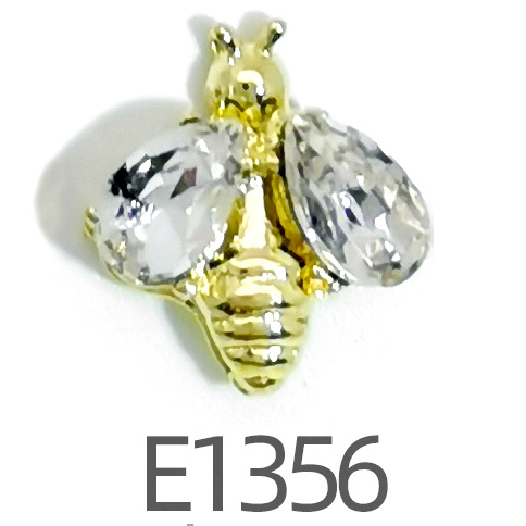 Internet celebridad nueva aleación de uñas joyería diamante lote mixto Opal mariposa perla abeja uñas rhinestone fábrica al por mayor