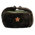 Green Cloth 125g Dark Brown Velvet Sickle and Five-Pointed Star