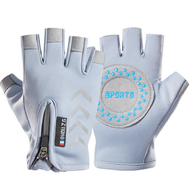 Guantes para niños con forro polar medio dedo niños y niñas otoño e invierno cálido a prueba de viento impermeable antideslizante niños estudiante deportes equitación