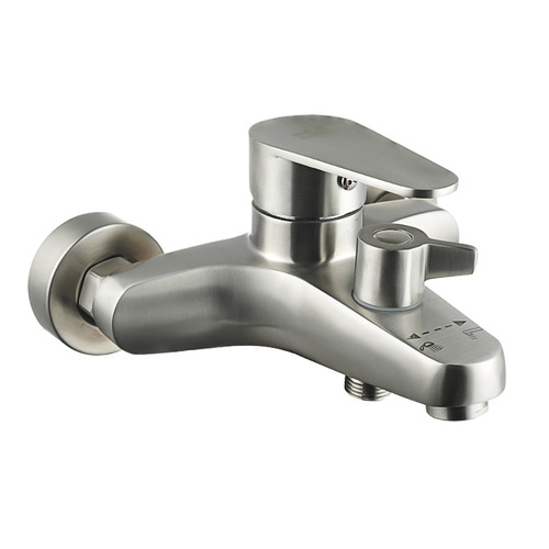 304 stainless steel shower faucet bathroom hot and cold switch bathtub faucet triple bath shower shower mixing valve