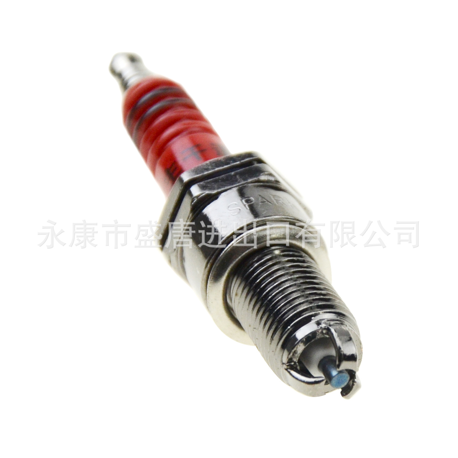 D8TC Red Triple Electrode Spark Plug for Motorcycle Scooter ATV
