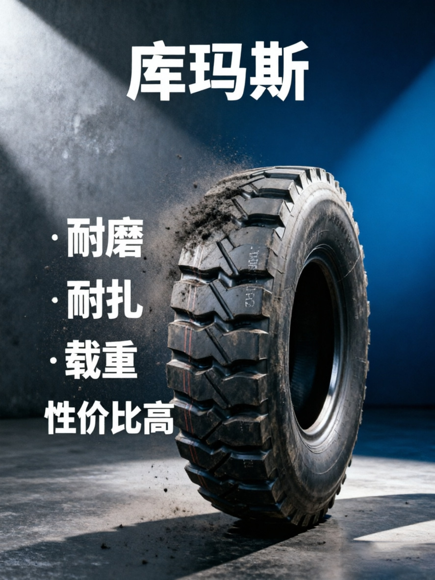 Kumas Mining-Specific Tires 1200R20 All-Steel Radial Tires, Super Wear-Resistant, Puncture-Resistant, Heavy-Duty