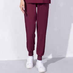 Nurse pants white female nurse uniform pants summer thin pink elastic waist large size blue trousers medical work pants