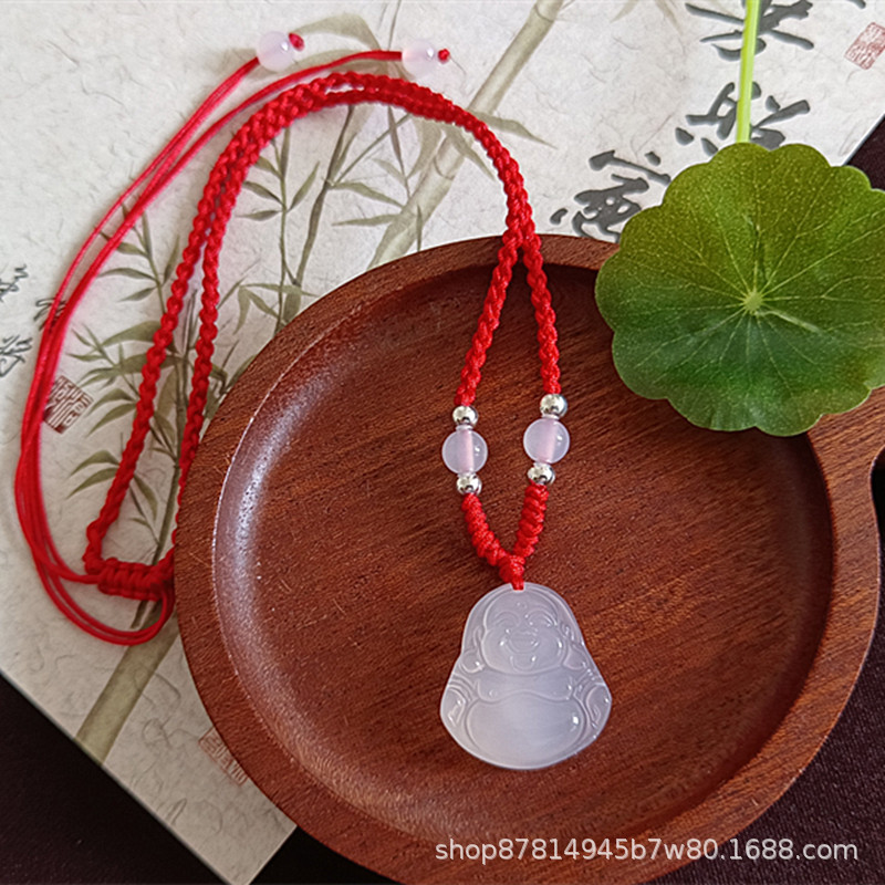 홍줄을 든 옥수불(23*21mm)