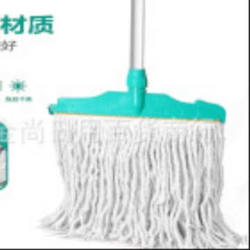Cotton Mop Spray Painted Iron Rod Pp Cleaning Cotton Mop Detachable Household Kitchen Living Room Absorbent Mop Cotton Mop Spray Painted Iron Rod Pp Cleaning Cotton Mop Detachable Household Kitchen Living Room Absorbent Mop