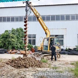 全液压挖改螺旋钻 农村建房挖树坑螺旋钻机 脚踏换向挖改钻机