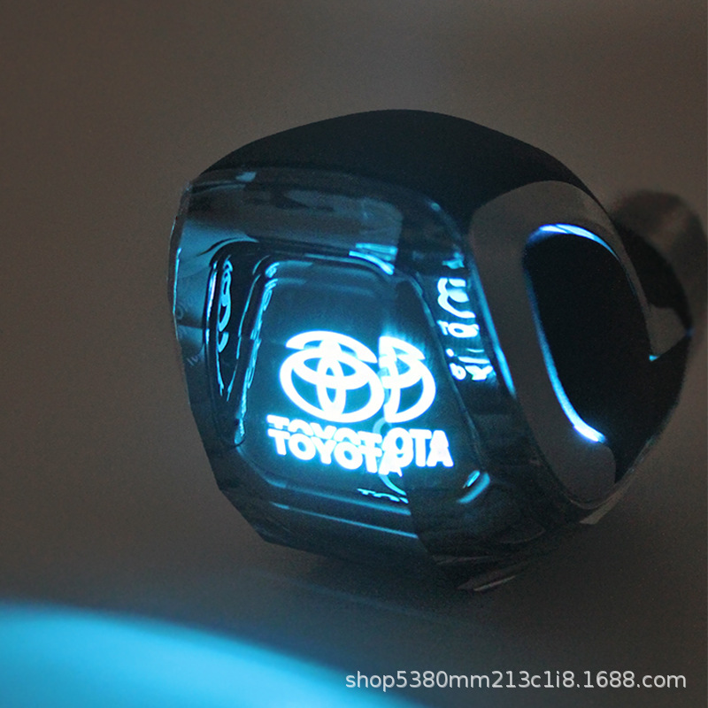 Aplicable a Toyota, Honda, Kia, Hyundai, Nissan, Ford, ajuste de palanca de cambios de cristal, cabezal de cambio de marcha, suspensión luminosa, balonmano