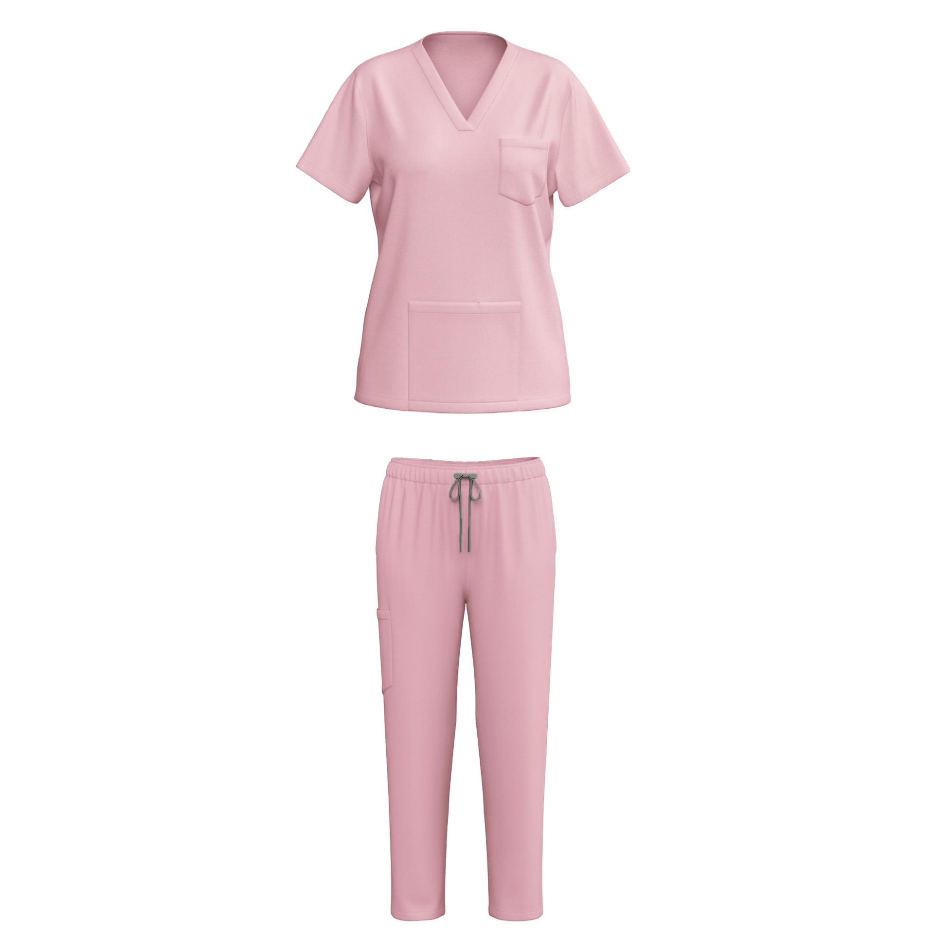 Pink suit [hand washing] 8006