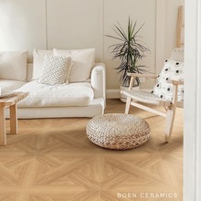 日式暖色拼花木纹砖600x600客厅地砖原木卧室阳台瓷砖餐厅仿古砖