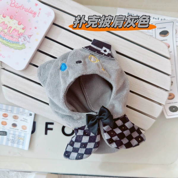 Poker Shawl Grey
