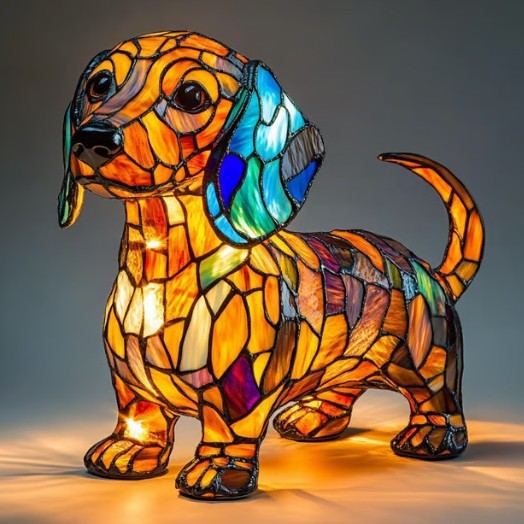 跨境Cat Lamp-Dachshund Lamp-Bigfoot Lamp树脂雕像LED灯摆件|undefined