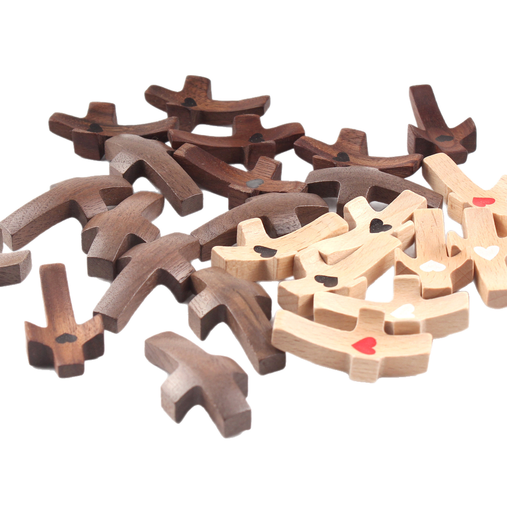 Explosiones transfronterizas manijas cruz de madera de nuez cruz de mano iglesia de Pascua oración regalos religiosos