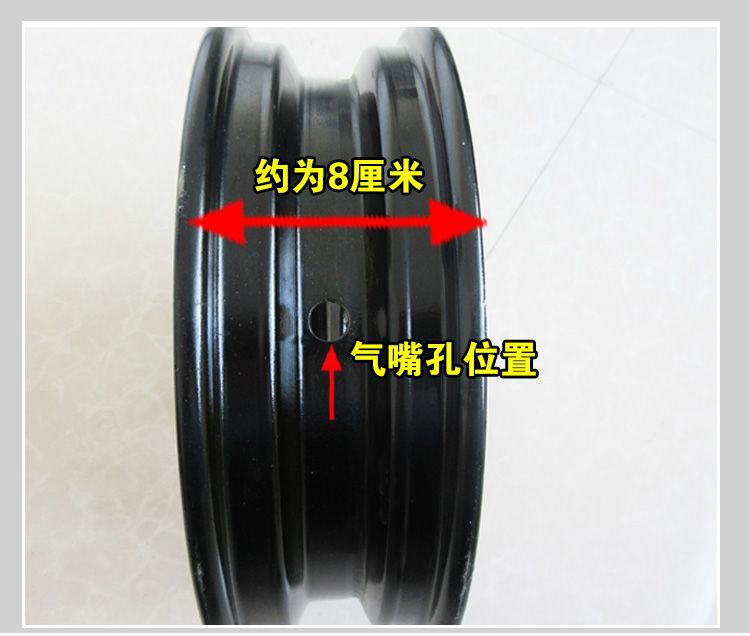Positive new tire 4.50-10 vacuum tire 450-10 rim 8-layer electric three-wheel four-wheel scooter tire