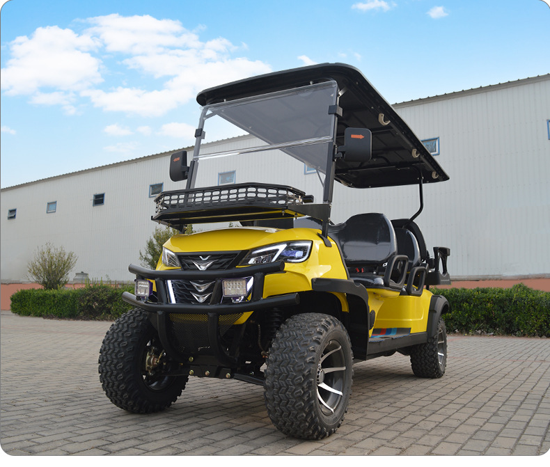 Electric golf cart cross-country beach car four-wheel sightseeing bus scenic golf course airport ferry leisure