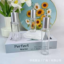 厂家批发高端厚壁厚底精华瓶滴管高透pet按压泵精华瓶高级天线宝