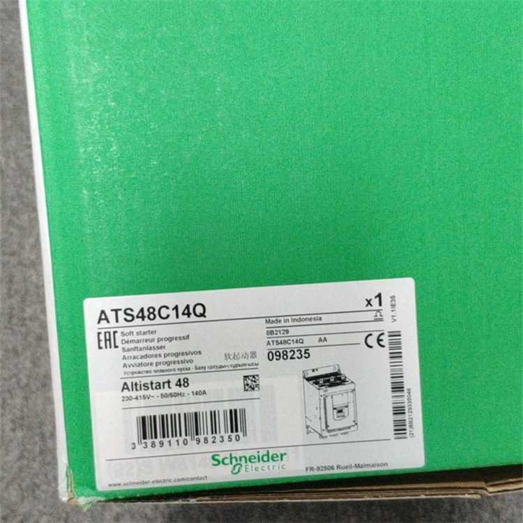 Агент Schneider в наличии Инвертор Мягкий Пуск ATS48C14Q ATS48D75Q ATS48C11Q Низкая цена