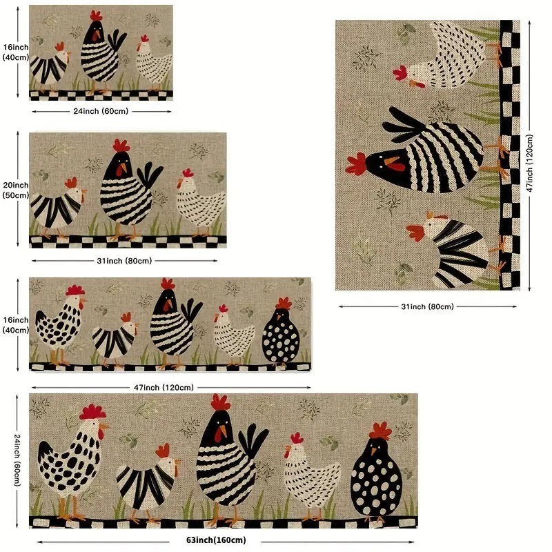 여러 가지 빛깔의 암탉