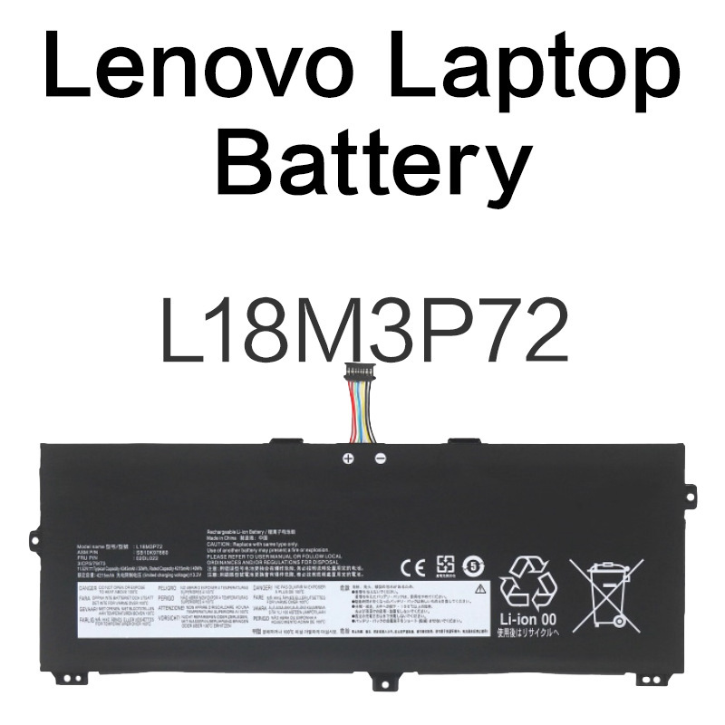 L18M3P72 Is Suitable for Lenovo Notebook ThinkPad X390 Yoga/X13 Yoga Notebook Battery
