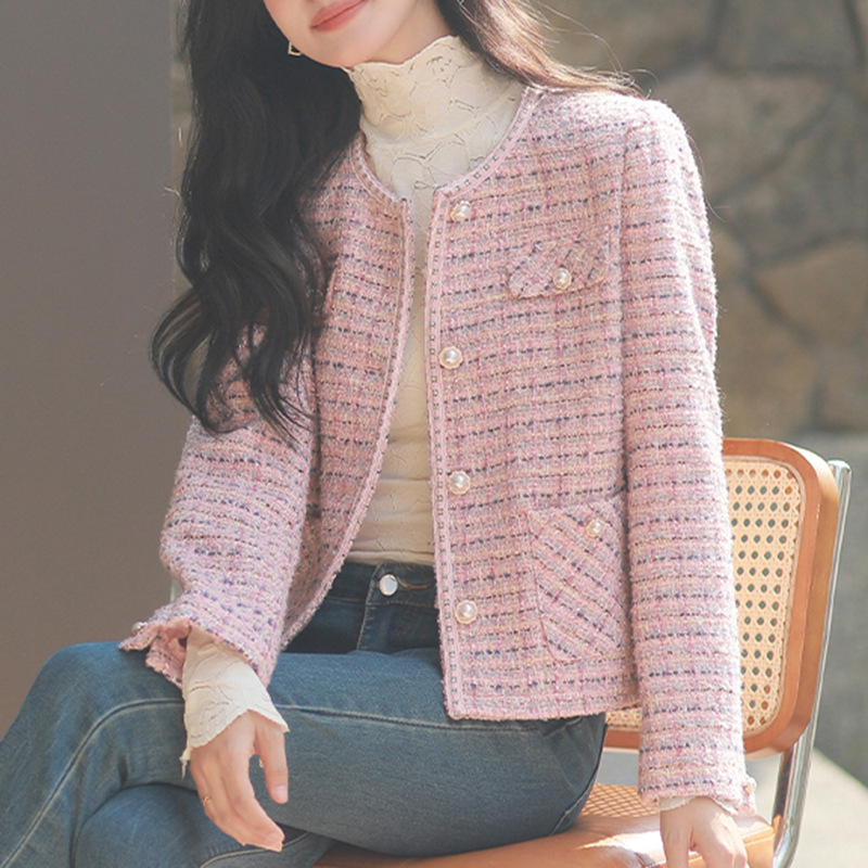 Woolen Short Outwear Women's Clothing Spring, Autumn and Winter 2024 New Hot Style Short Fashion Small Fragrance Top