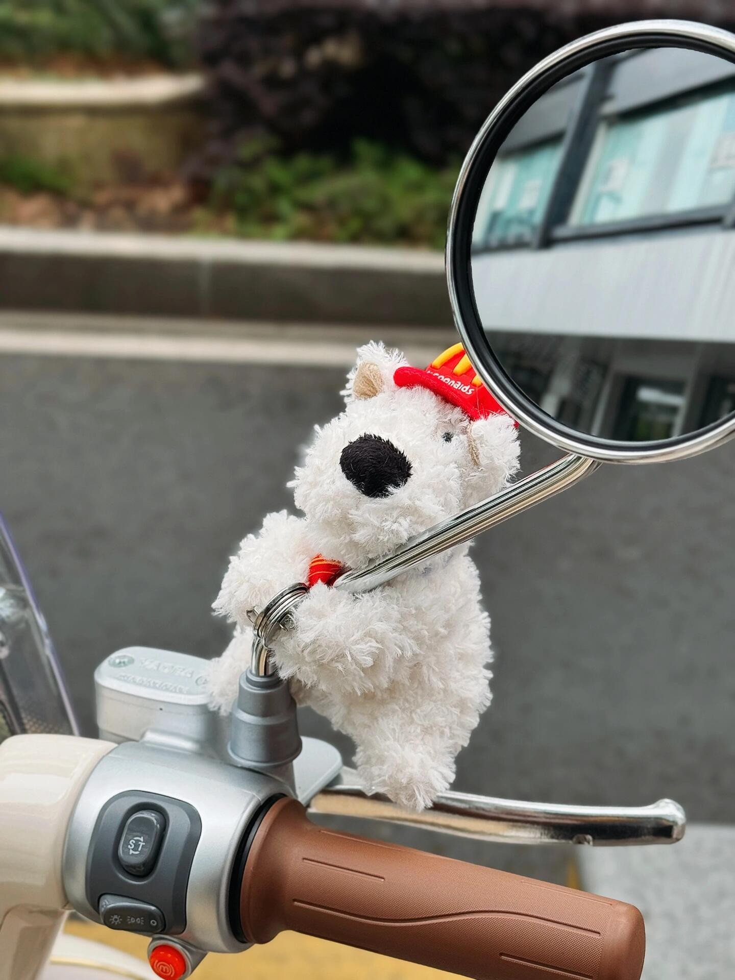 Yadi Guanneng Kfc Pedal Side Bag Electric Battery Bike Hanging Bag Lucifer Rearview Mirror Decorative Bicycle