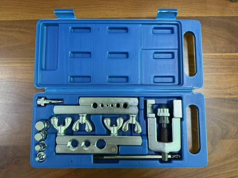 11 unid expansor de tubo de aire acondicionado del coche herramienta de reparación de refrigeración del refrigerador tubo de cobre escariador expansor tubo de aluminio campana boca
