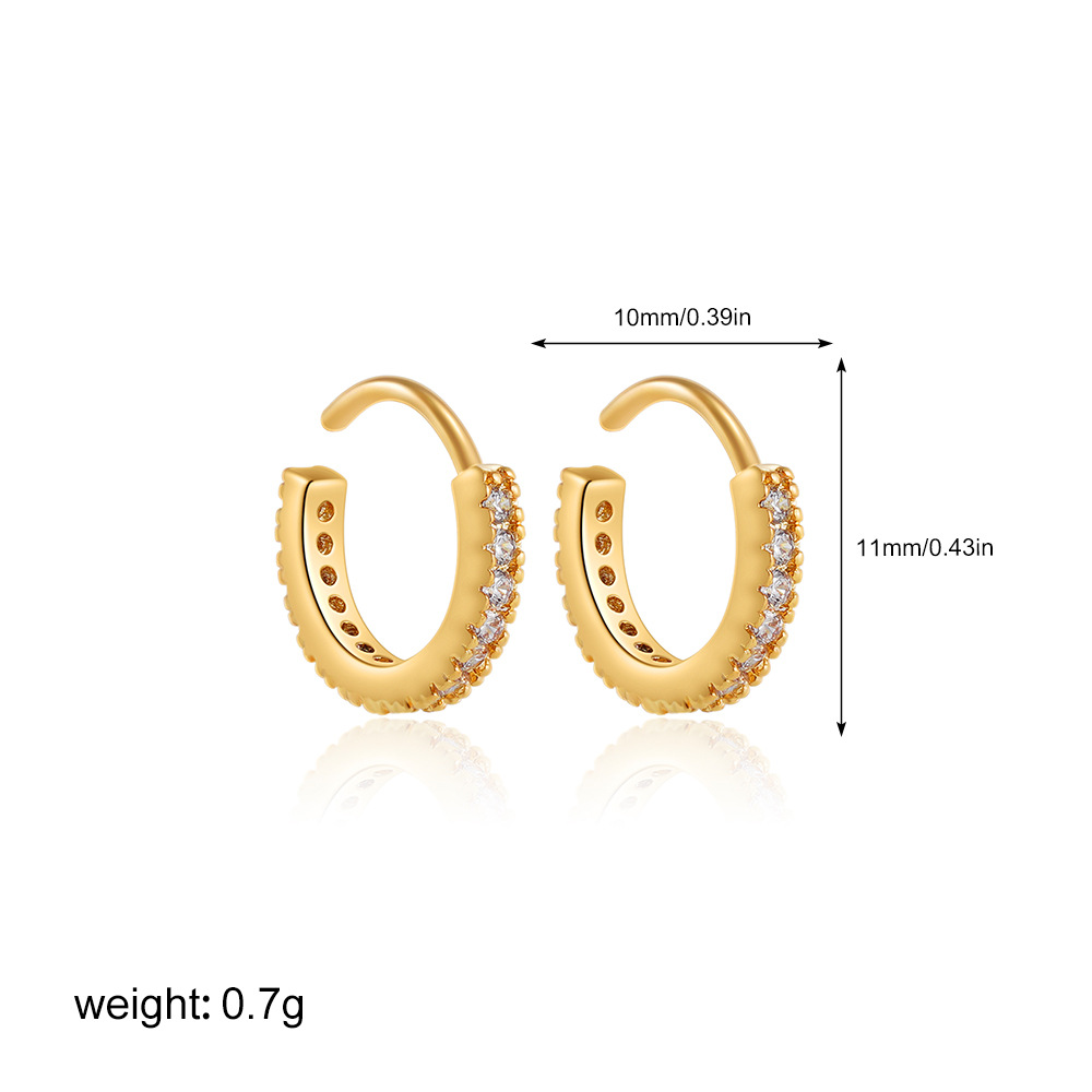 2g Weight 201 Stainless Steel Ear Needle Material Ear Studs Classification 1 Piece Quantity Casual, Daily Occasion Copper Material Star, Moon, Heart Shape Pattern All Seasons Season Women's Gender Plating Design Elegant, Simple Style Style 1 Piece Elegant Simple Style Star Moon Heart Shape Plating Copper Ear Studs 38