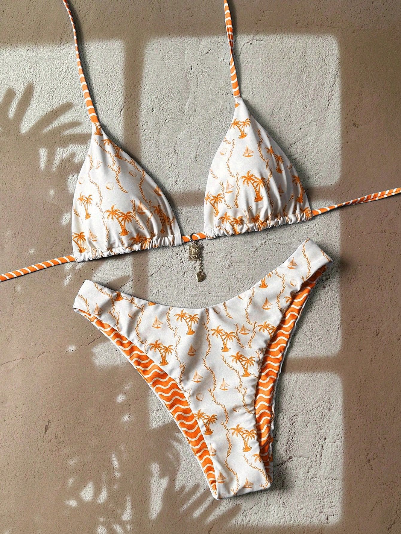 2025 yil yangi ayollar ko'ylagi bikini ikkita bo'lakli to'plam