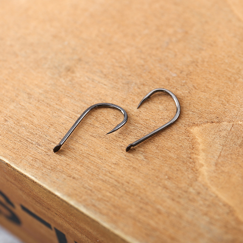 Mil y Negro anzuelo con anzuelo de púas Mesa competitiva gancho de pesca suministros de pesca accesorios anzuelo a granel