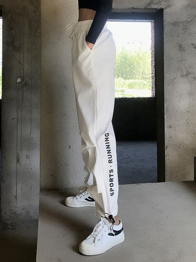 Women's loose-fitting hip-hop track pants