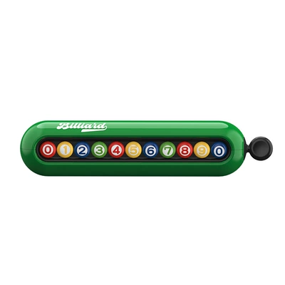 M bean parking number plate Nömrəli dayanma kartı - green
