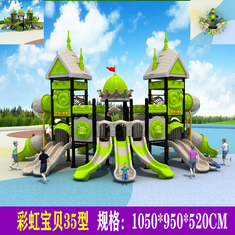 Deslizamiento infantil nuevo deslizamiento de jardín de infantes al aire libre comunidad parque de juegos al aire libre combinación deslizamiento