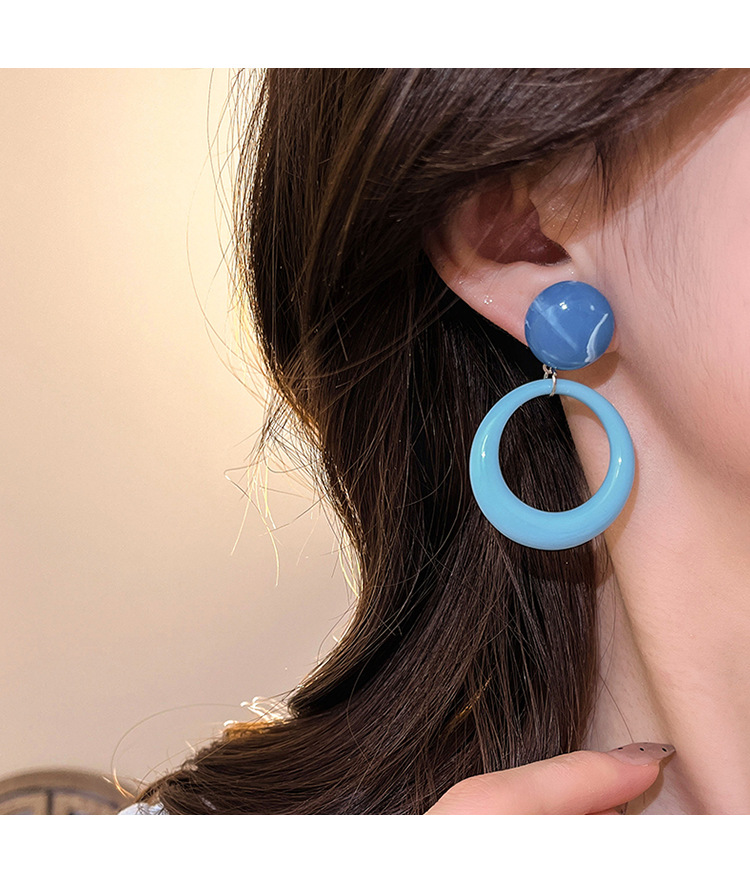 10g Weight Steel needle Ear Needle Material Drop Earrings, Ear Studs Classification 1 Pair Quantity Daily, Tea Party Occasion Alloy, Resin Material Geometric, Bow Knot Pattern All Seasons Season Women's Gender Polished Finish Cute, Sweet Style 1 Pair Cute Sweet Geometric Bow Knot Alloy Resin Drop Earrings Ear Studs 1