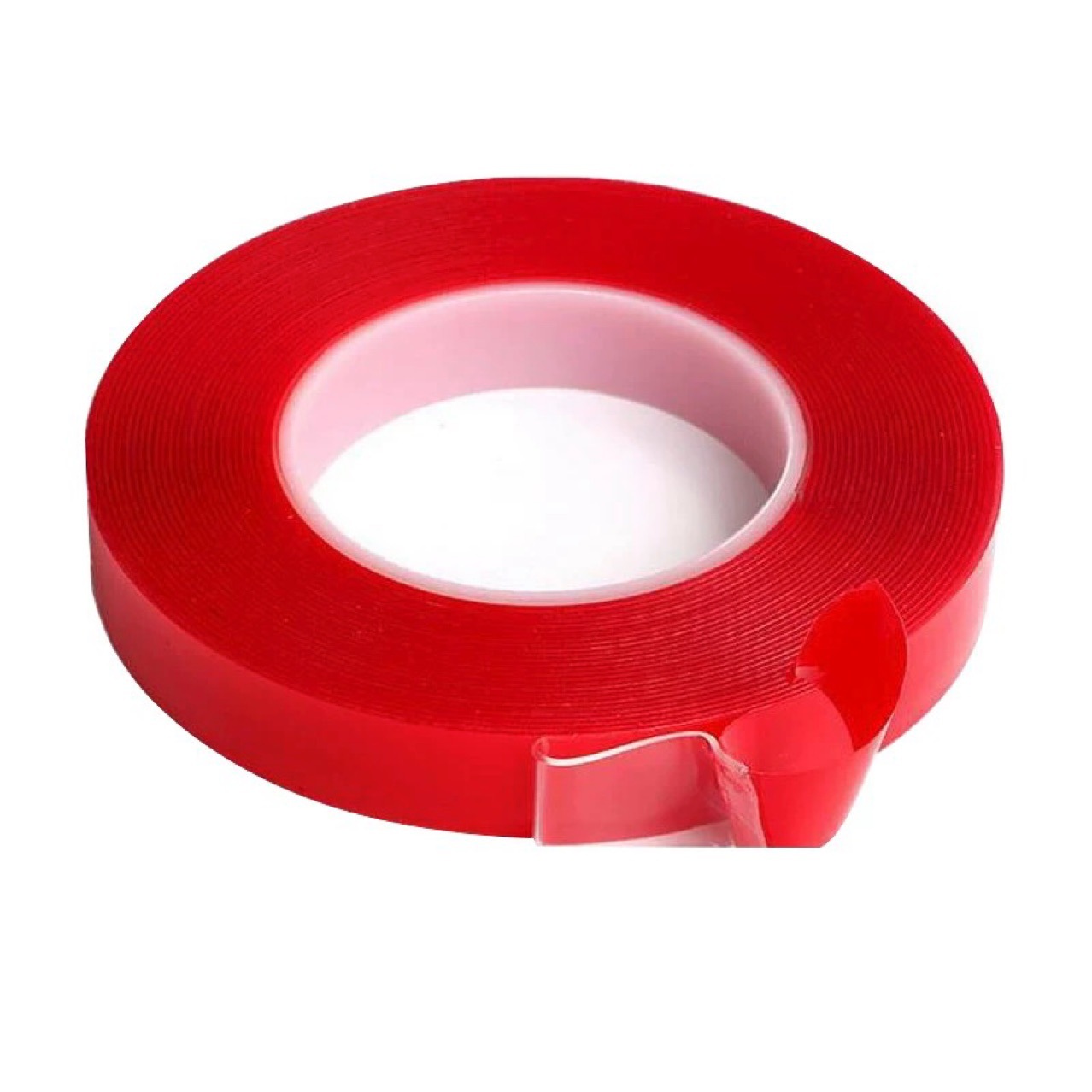 皇冠A7100CR透明亚克力胶透明不残胶带红膜亚克力汽车双面胶