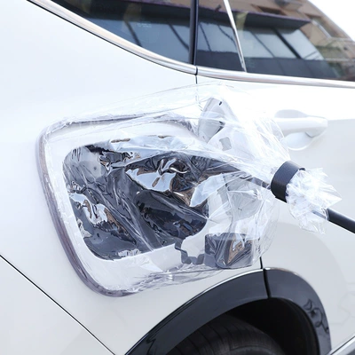 Charging Gun Rain Cover New Energy Electric Vehicle Charging Pile Rain Protection Cover Car Charging Port Waterproof Rain Cover (Car clothing) - ordinary-diameter-30cm-transparent-rainproof-and-thickened-double-strong-magnetic-strips